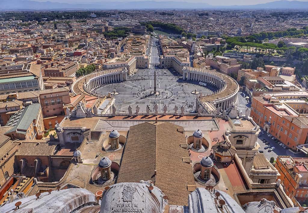 Vatican từ trên cao 