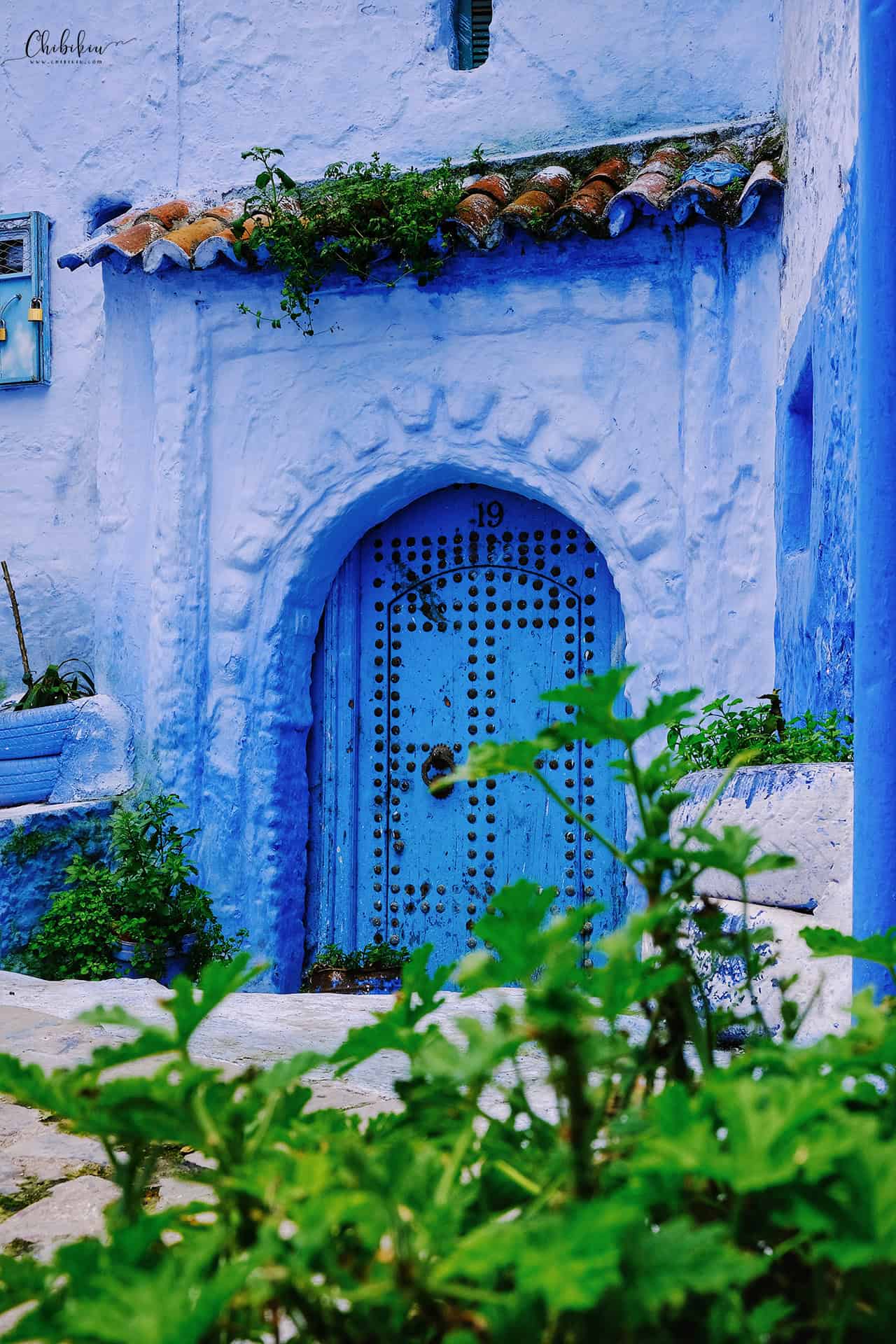 các ngôi nhà ở chefchaouen