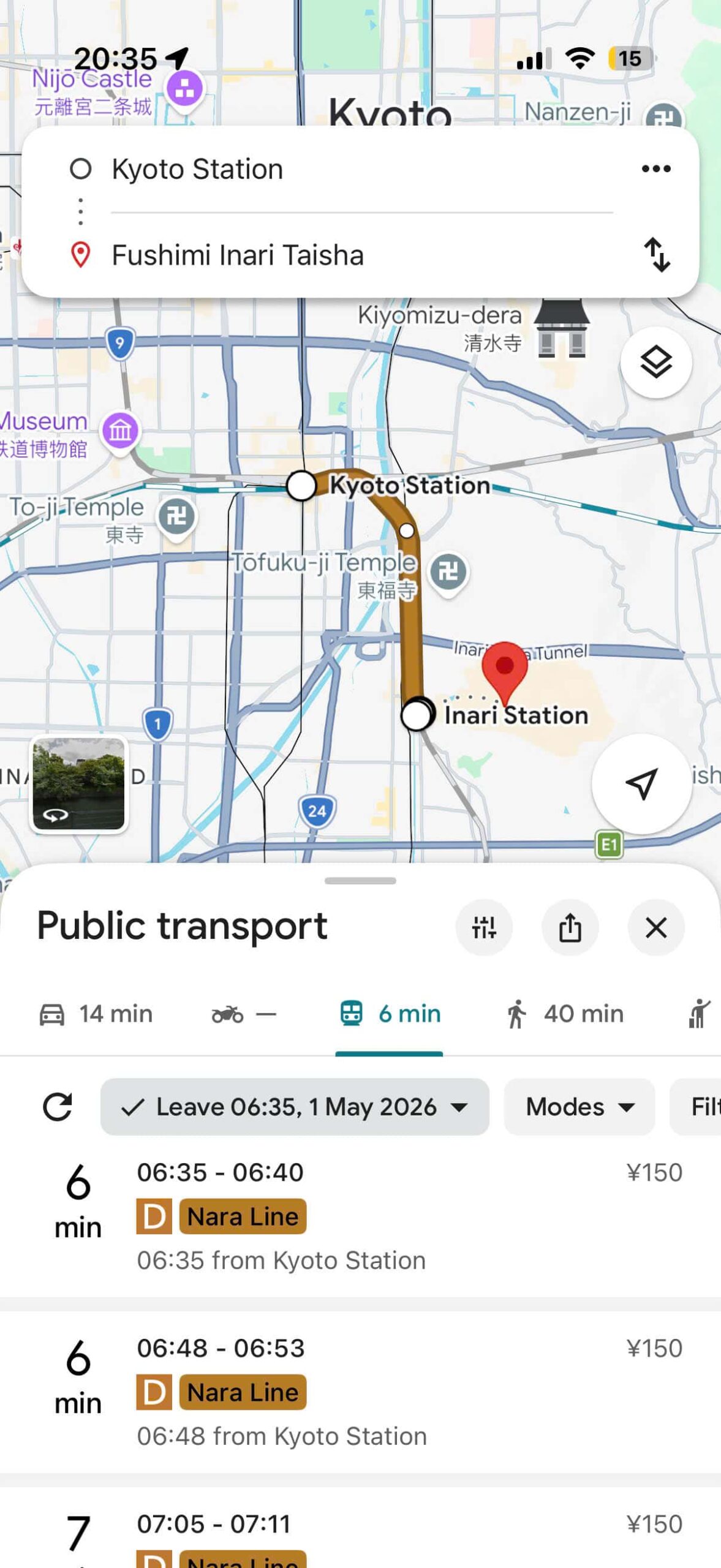 di chuyển tại Nhật