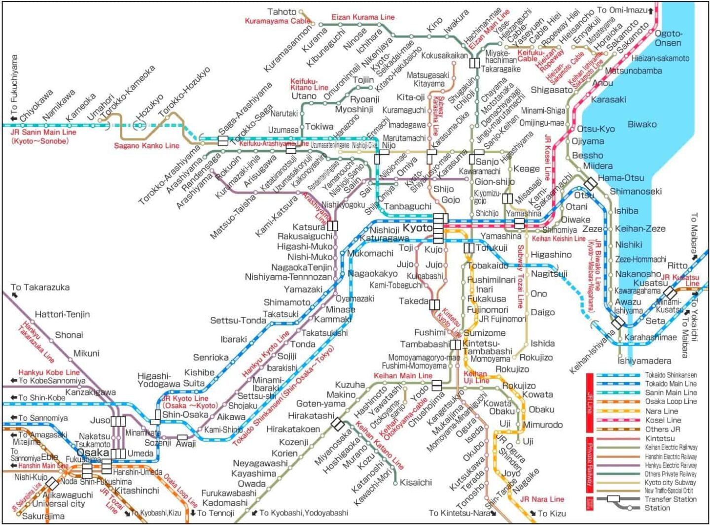kyoto public transport map