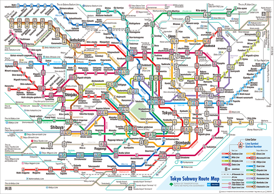 tokyo metro map